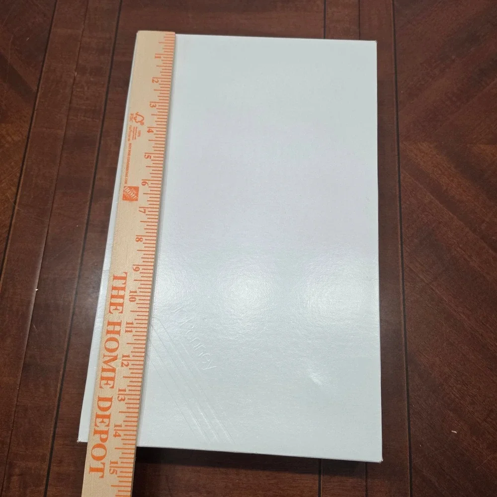 Lot of 5 JCPenney Gift Boxes White Large Apparel Size Glossy Cardboard Foldable